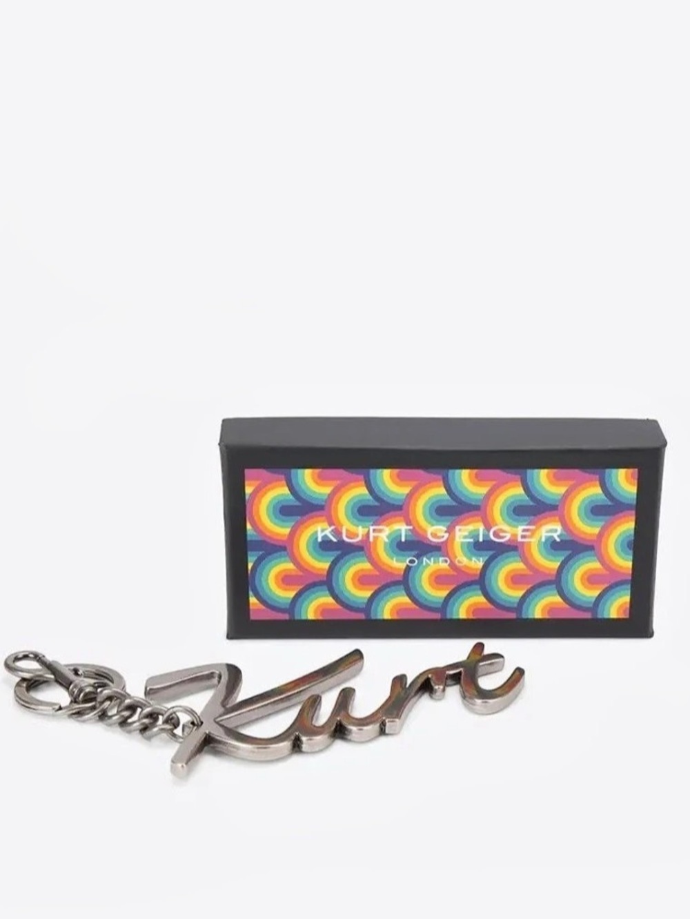 Kurt Geiger Keychain in Silver NIB